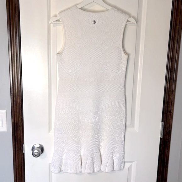 Roberto Cavalli White Knit Dress M - Picture 6 of 11